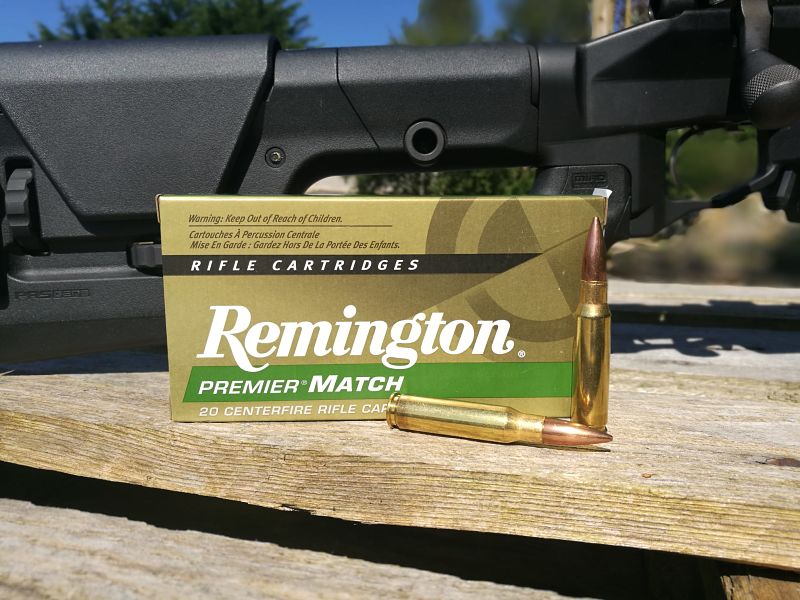 Remington 700 PCR Munición Remington Premier Match en .308 Win